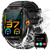 EIGIIS KT71 Smart Watch for Men All Touch Screen Display Answer Call Fitness Tracker with 3ATM Waterproof Large Battery Multi Sports Modes Suitable for Women Information Reminder Weather Display Smartwatch Compatible With iPhone And Android Phones